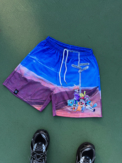 "Kanto" mesh shorts