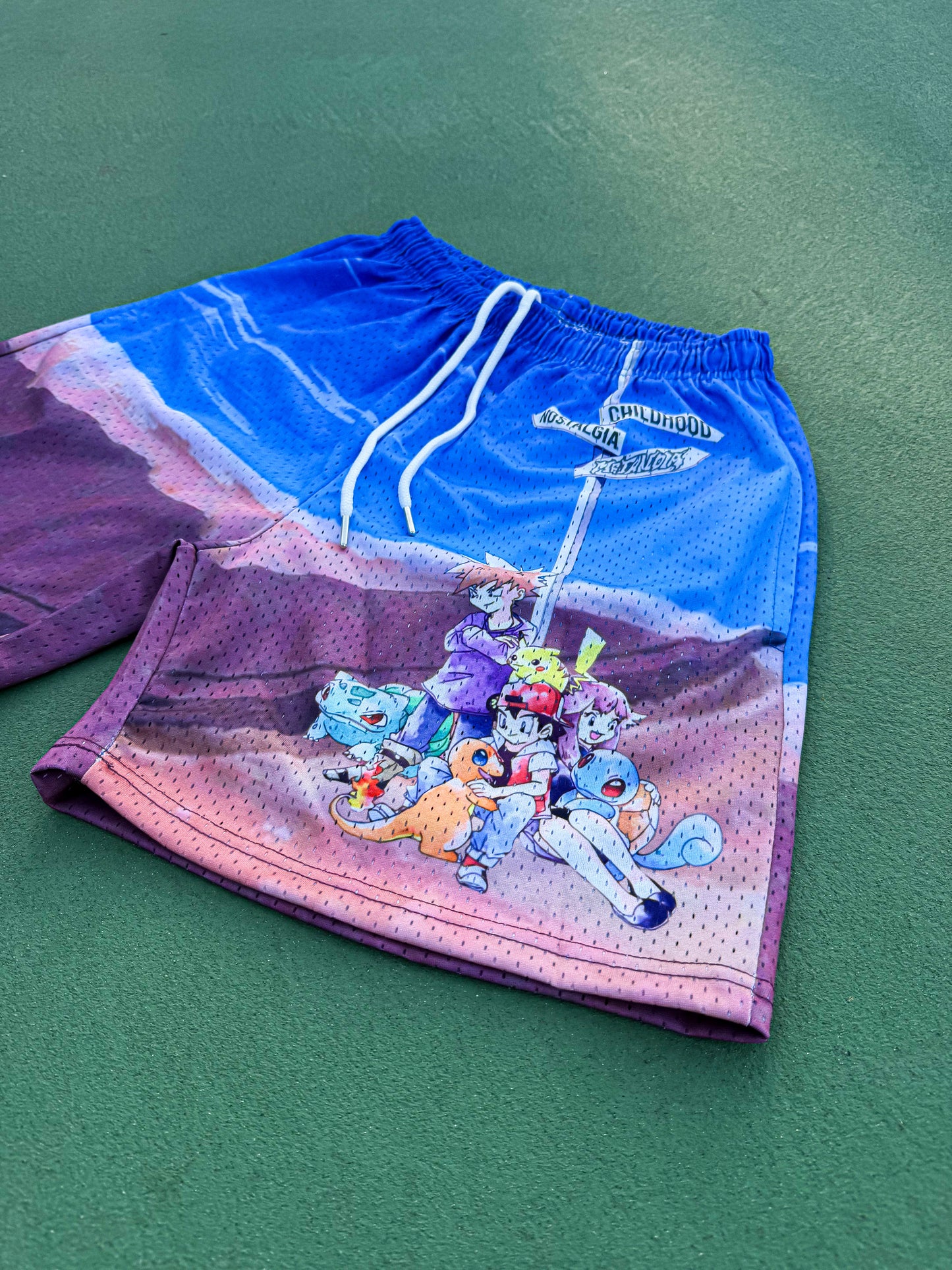 "Kanto" mesh shorts