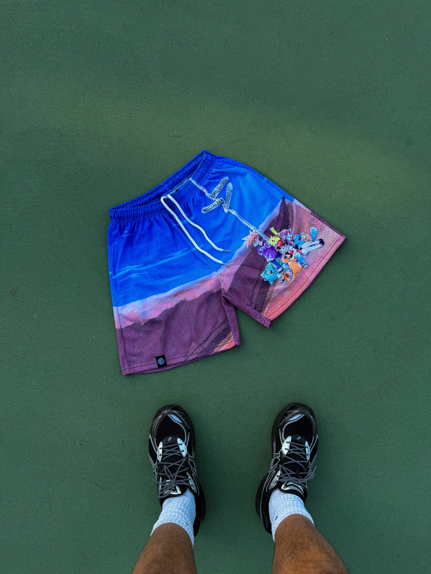 "Kanto" mesh shorts