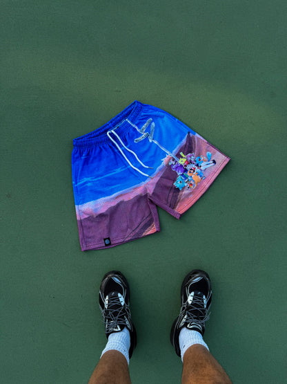 "Kanto" mesh shorts