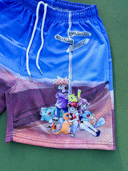 "Kanto" mesh shorts