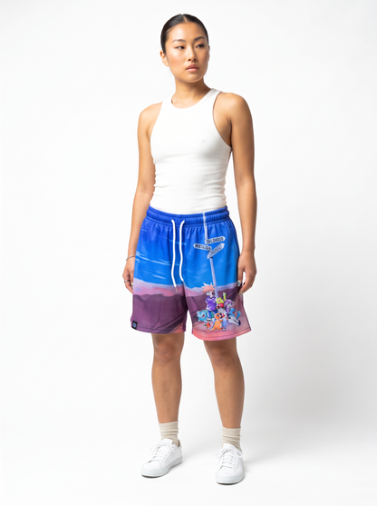 "Kanto" mesh shorts