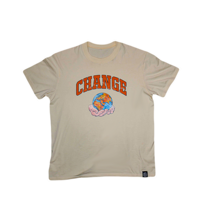 Change the world Tee - Cream